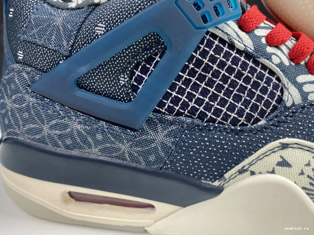 Rep Onekick SE CW0898-400 Sashiko Jordan Retro 4 Air 0711